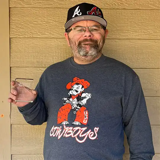 Developmentally disabled person participating in the INCA RAVE Program