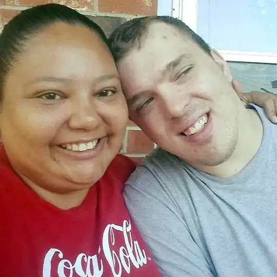 Developmentally disabled person participating in the INCA RAVE Program