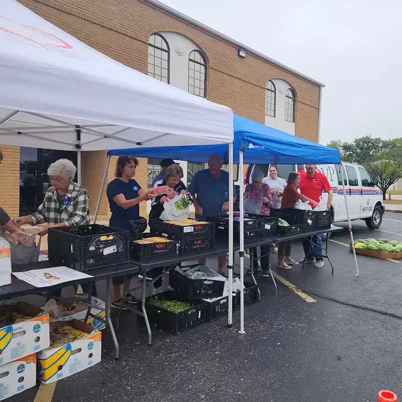 People volunteering for Americorps RSVP Oklahoma